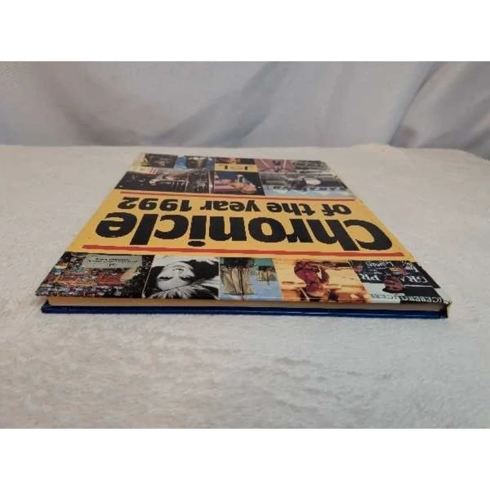 Chronicle of the Year 1992 Yearbook Photo Journal Hardcover Book